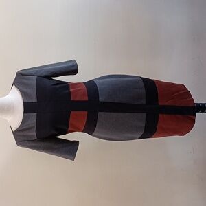 Maggy London Color Block Dress Sleeves